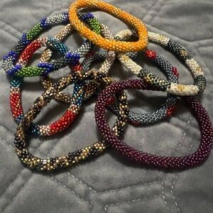 Colorful Beaded Bracelet Set